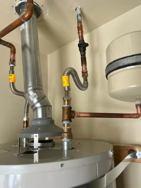 Water heater installation and plumbing repair in Overland